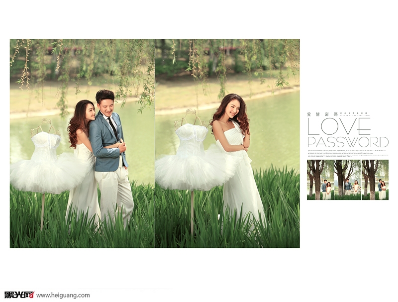 点击大图看下一张:爱的花境 婚纱摄影