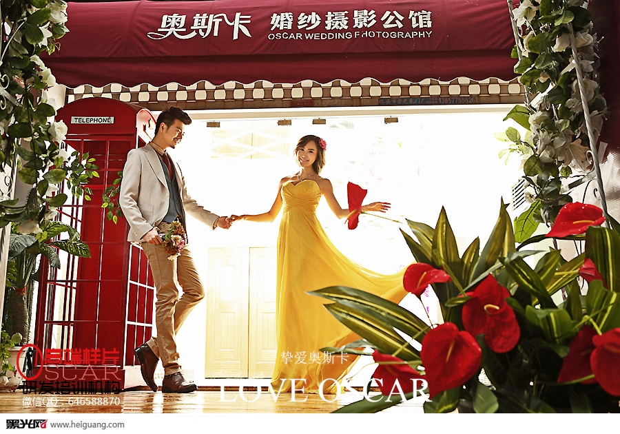 点击大图看下一张：情意绵绵 婚纱摄影