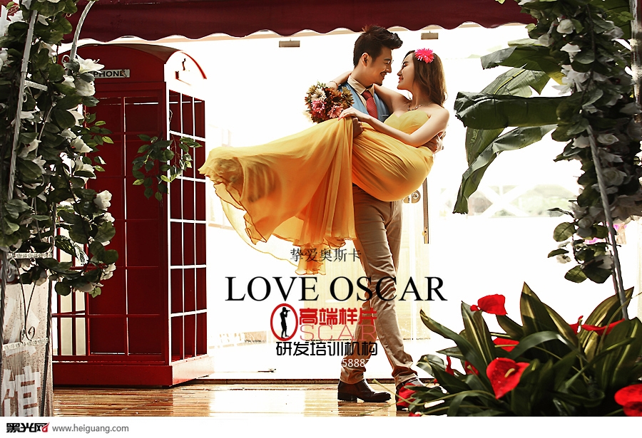 点击大图看下一张：情意绵绵 婚纱摄影