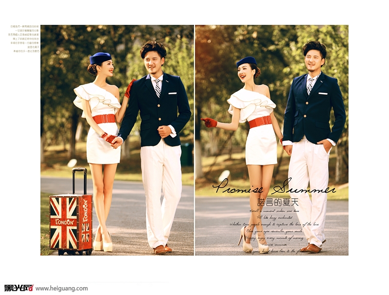 点击大图看下一张:诺言的夏天 婚纱摄影