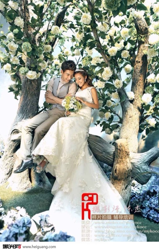 点击大图看下一张：花之恋 婚纱摄影