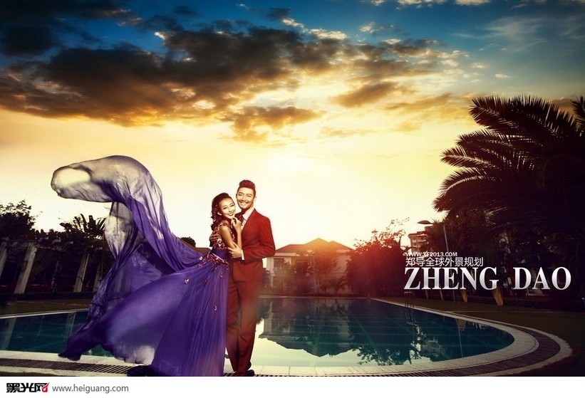 点击大图看下一张：夏日微光 婚纱摄影