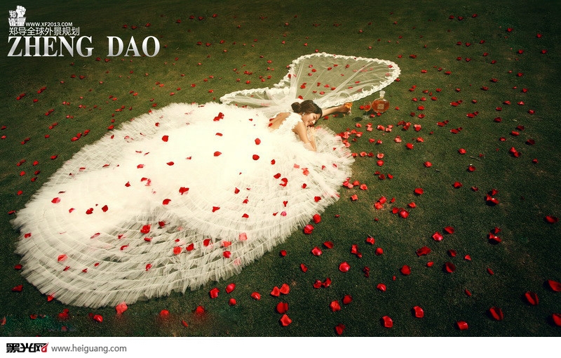 点击大图看下一张：玫瑰人生 婚纱摄影