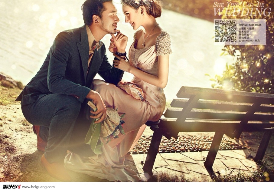 点击大图看下一张：WEDDING 婚纱摄影