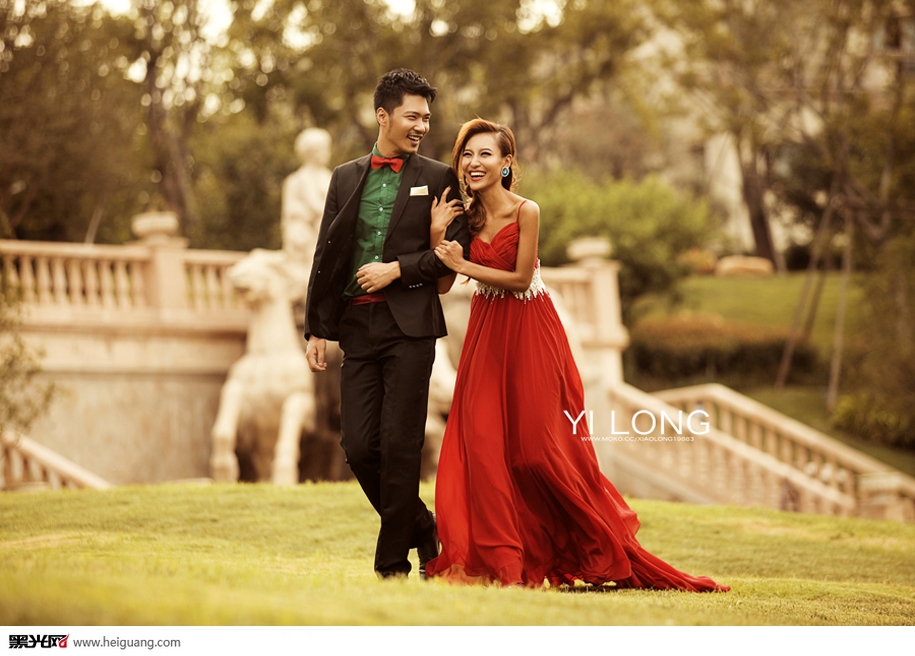 点击大图看下一张：纪时欧拍 婚纱摄影