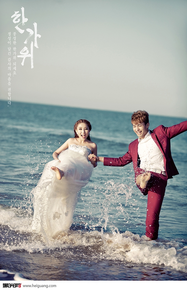 点击大图看下一张：海之恋 婚纱摄影