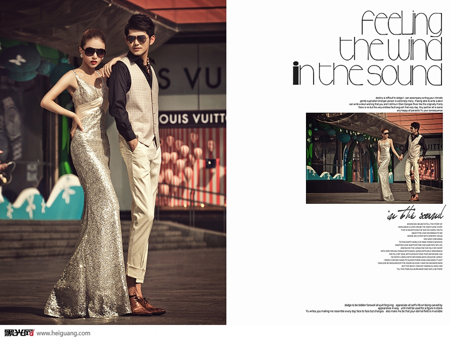 点击大图看下一张：爱开始的地方 婚纱摄影