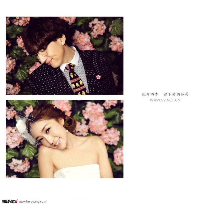 点击大图看下一张:恰逢花开 婚纱摄影