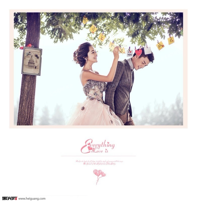 点击大图看下一张：阳光的微笑 婚纱摄影