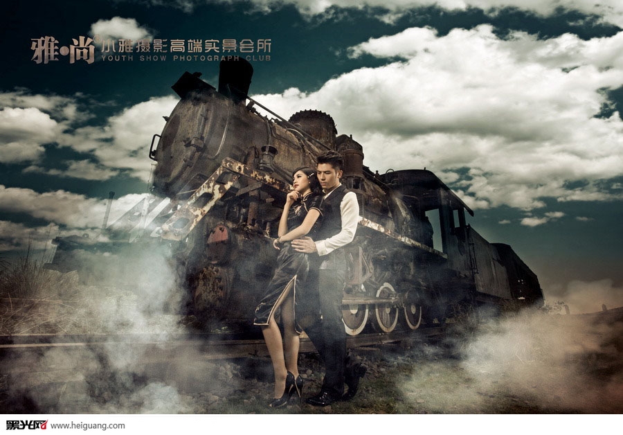 点击大图看下一张:复古 婚纱摄影