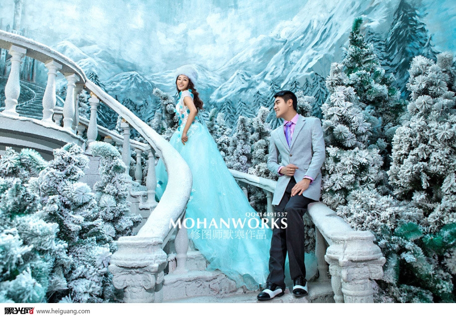 点击大图看下一张:冰山之恋 婚纱摄影