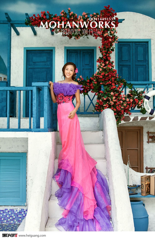 点击大图看下一张:玫瑰之恋 婚纱摄影