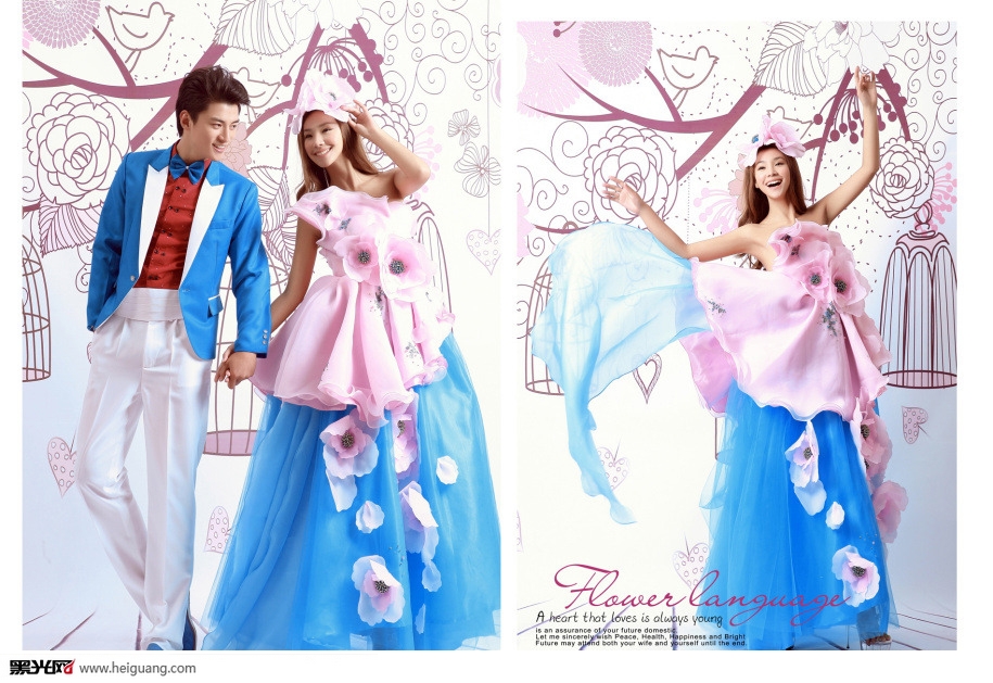 点击大图看下一张:那时花开花不语 婚纱摄影