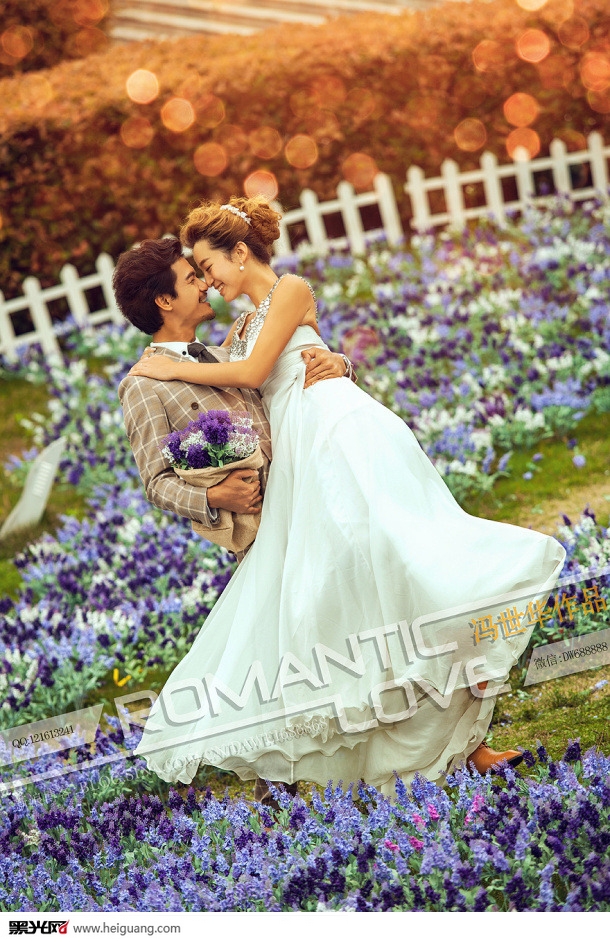 点击大图看下一张:薰衣草 恋人 婚纱摄影