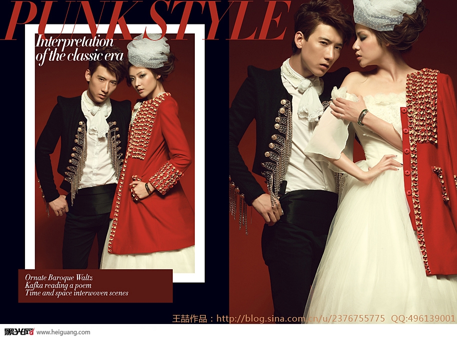 点击大图看下一张:朋克风 婚纱摄影