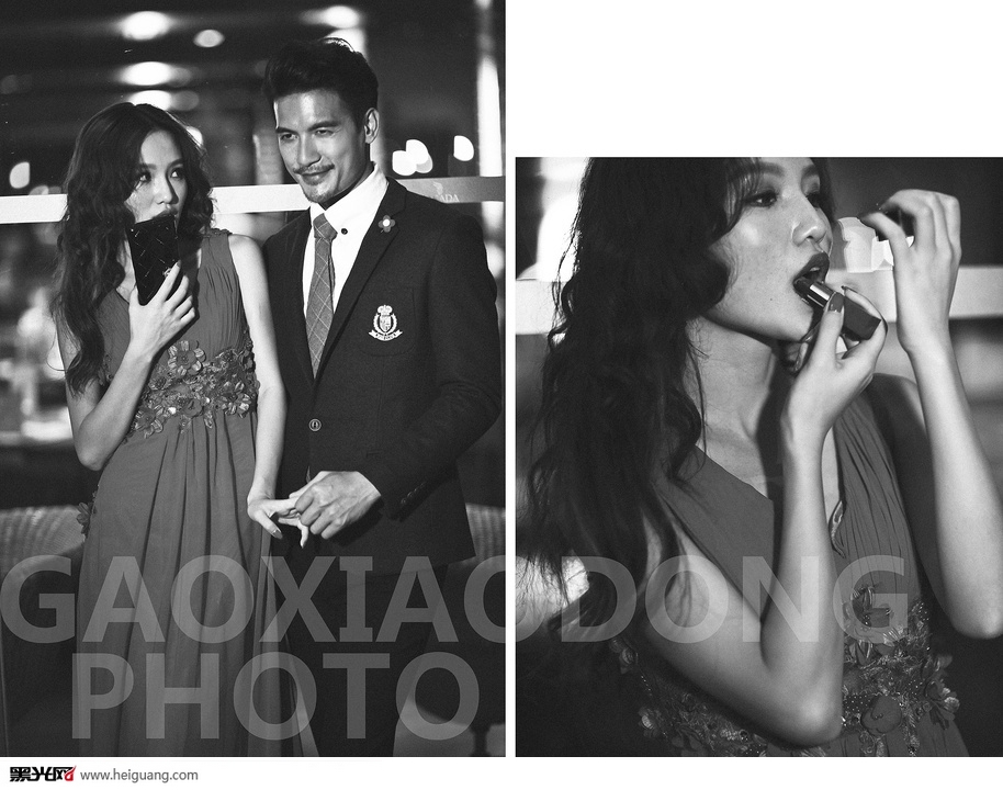 点击大图看下一张:红唇诱惑 婚纱摄影