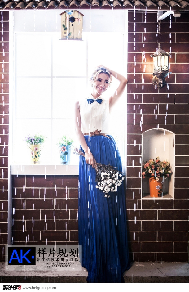 点击大图看下一张：雨中的爱 婚纱摄影