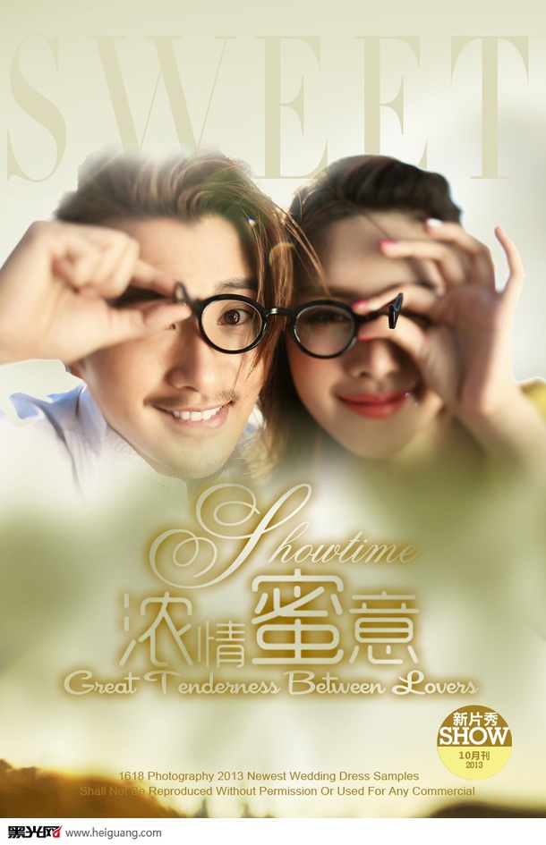 点击大图看下一张：浓情蜜意 婚纱摄影