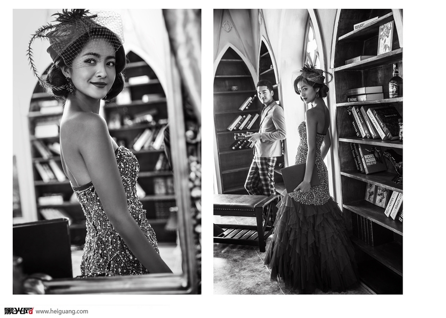 点击大图看下一张：舞夜 婚纱摄影