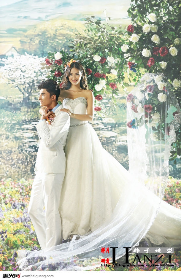 点击大图看下一张：花之物语 婚纱摄影