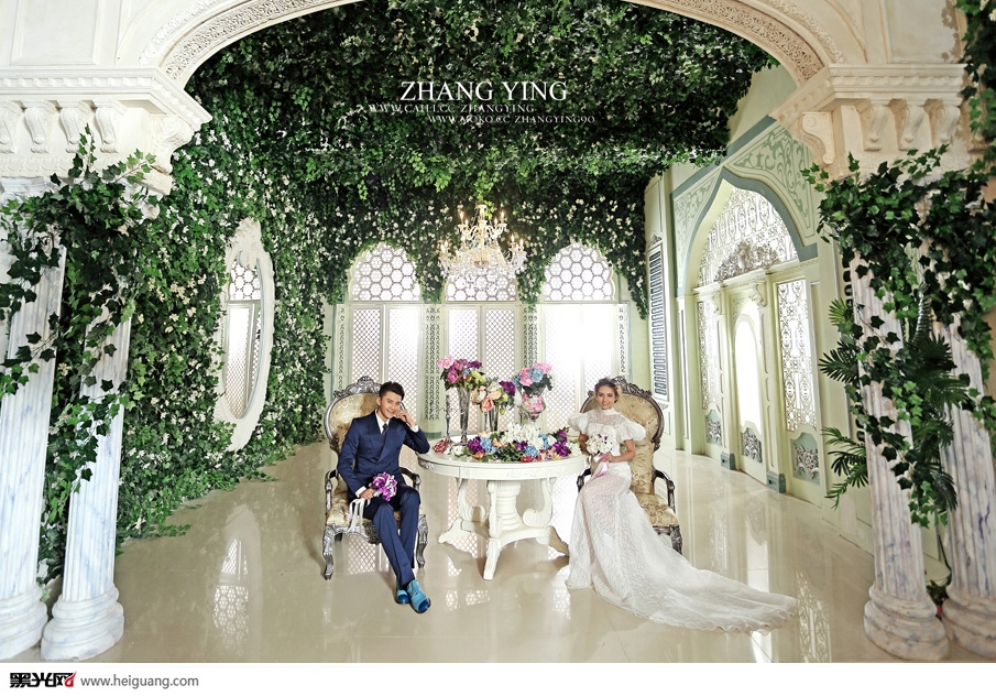 点击大图看下一张:绿 婚纱摄影