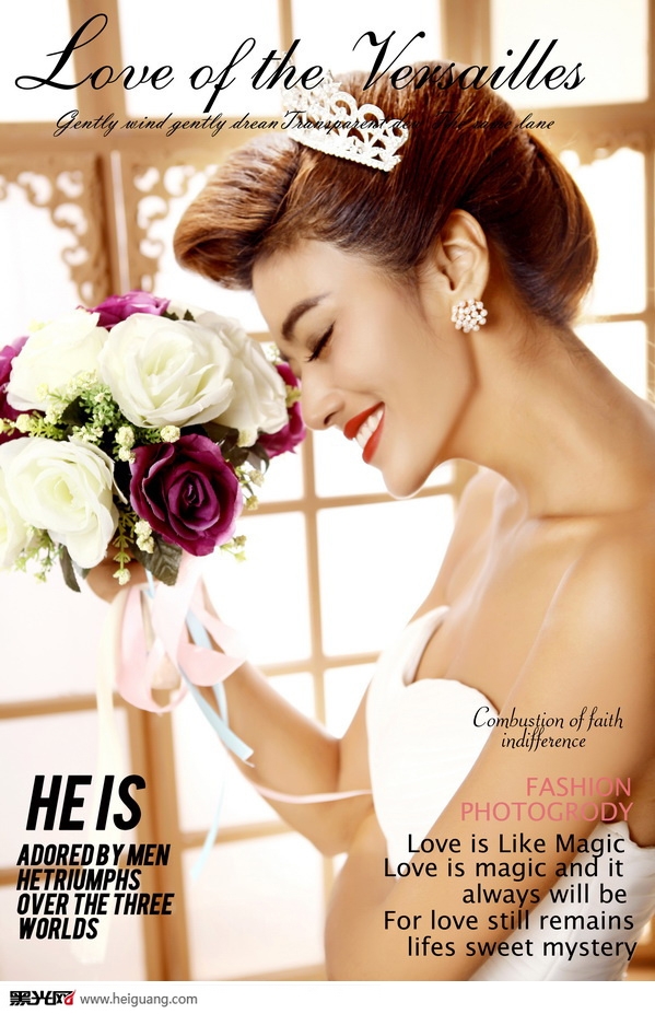 点击大图看下一张:Fall in love with luxury convention 婚纱摄影