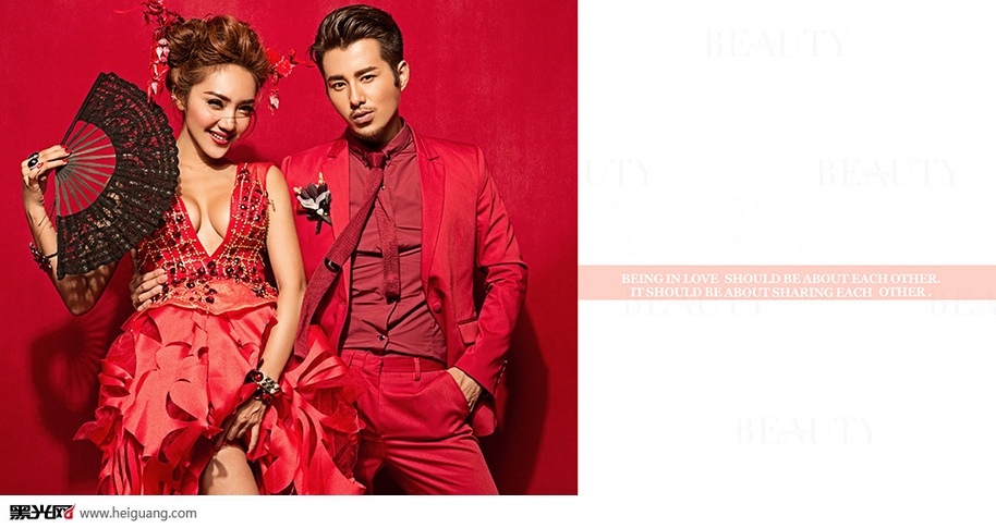 点击大图看下一张：红 婚纱摄影