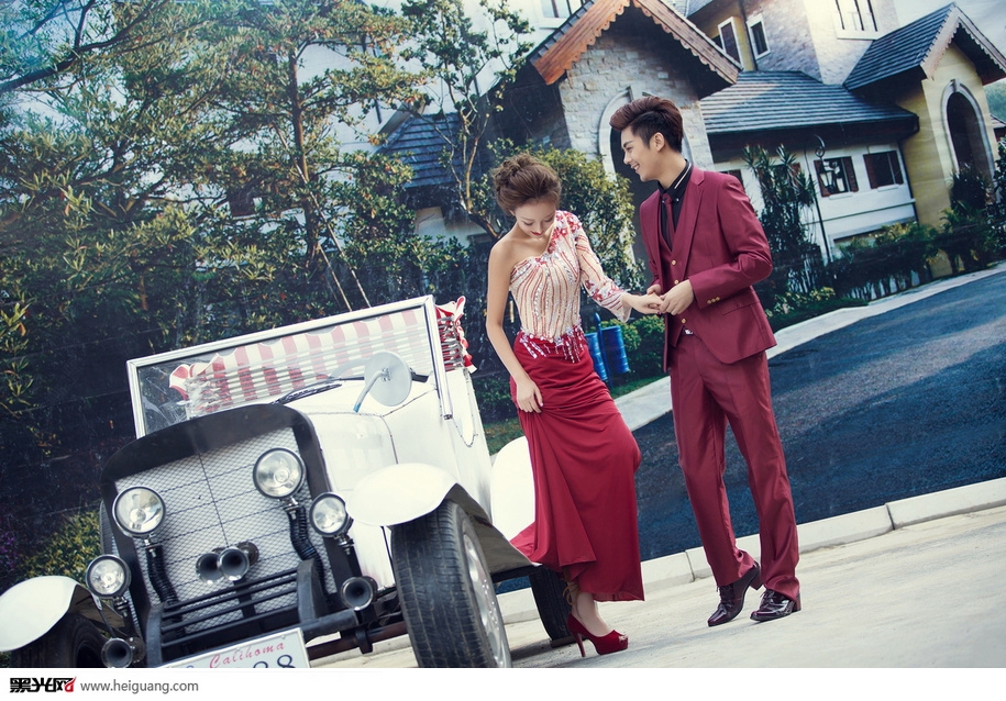 点击大图看下一张：凯恩斯庄园 婚纱摄影