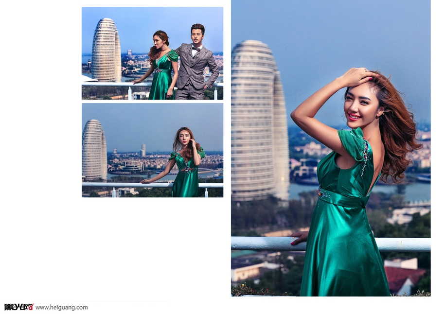 点击大图看下一张：哥伦波爱情 婚纱摄影