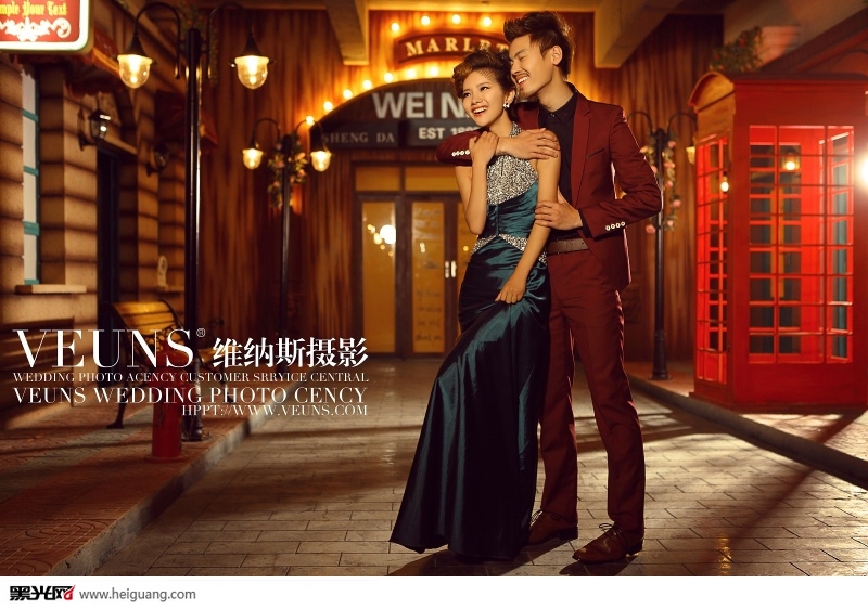 点击大图看下一张：Dim Street 婚纱摄影