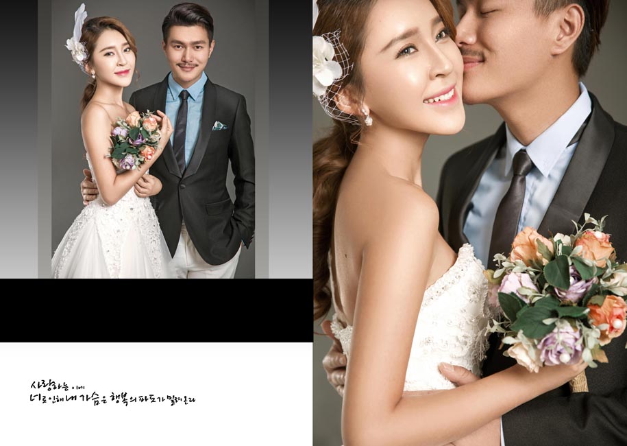 点击大图看下一张：韩风 婚纱摄影