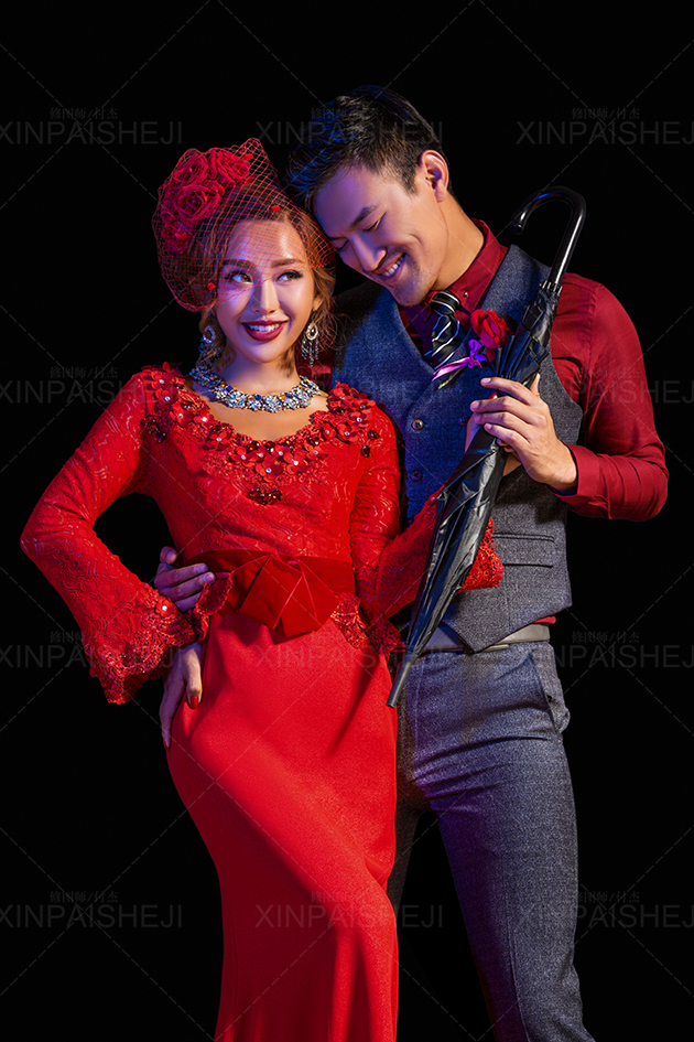 点击大图看下一张:玫瑰的爱 婚纱摄影