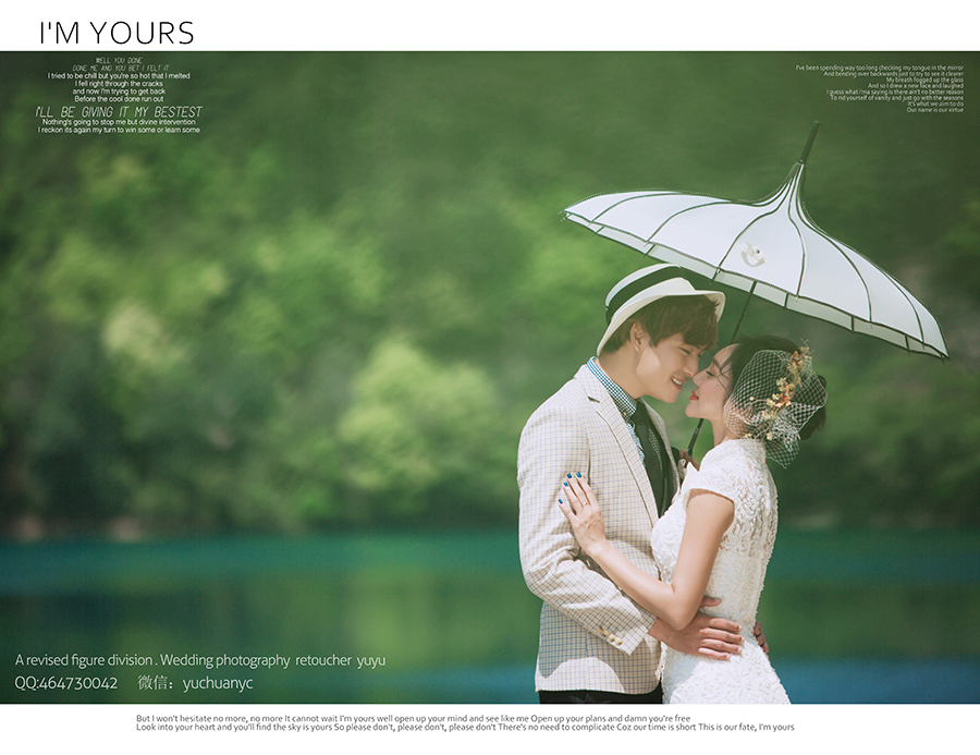 点击大图看下一张:湖畔上的约会 婚纱摄影