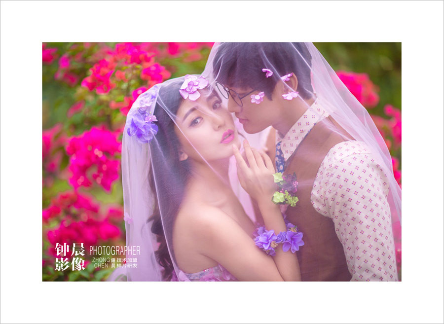 点击大图看下一张:花季 婚纱摄影