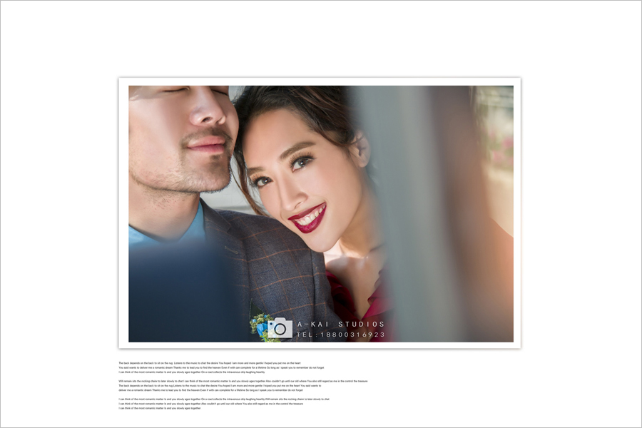 点击大图看下一张：幸福 婚纱摄影