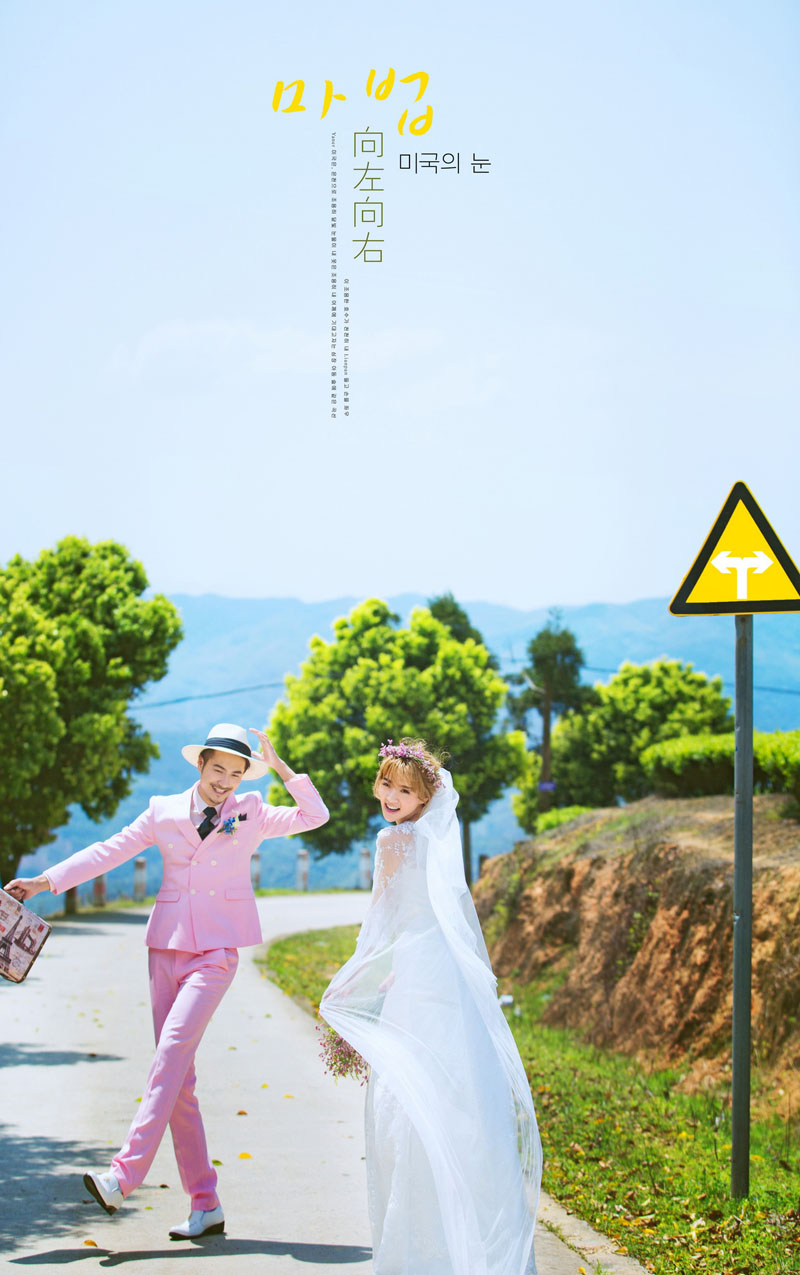 点击大图看下一张：向左向右 婚纱摄影