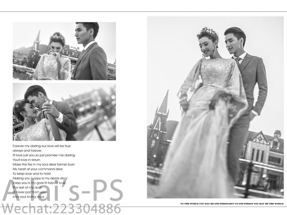 点击大图看下一张:你是我的依靠 婚纱摄影