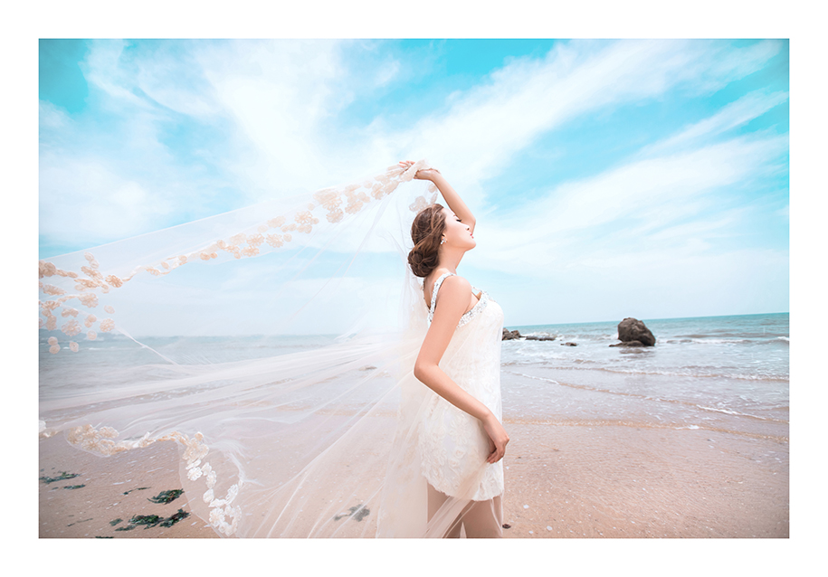 点击大图看下一张:海景 婚纱摄影