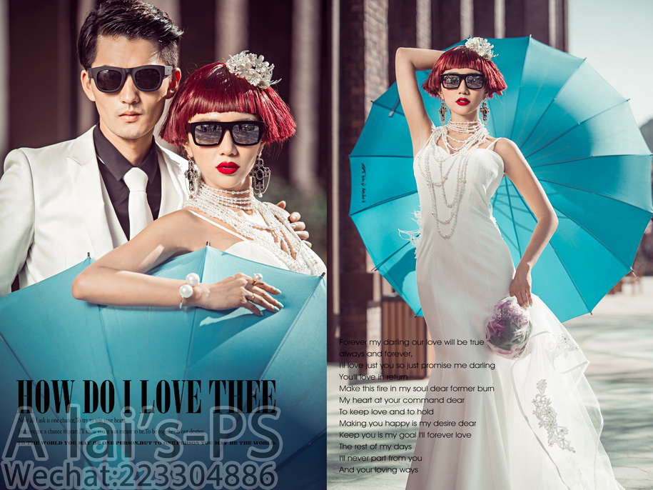 点击大图看下一张:时尚范 婚纱摄影