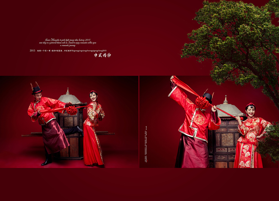 点击大图看下一张:中式婚礼 婚纱摄影