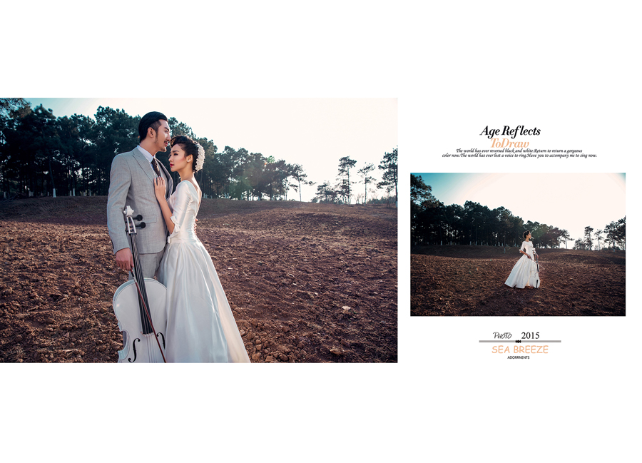 点击大图看下一张：旋律 婚纱摄影