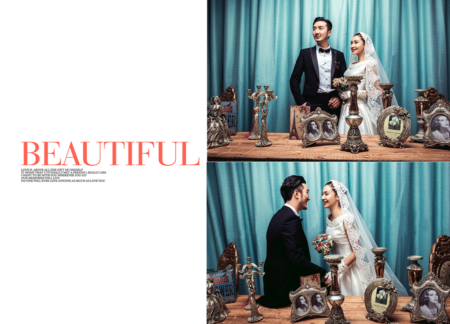 点击大图看下一张：美丽心情 婚纱摄影