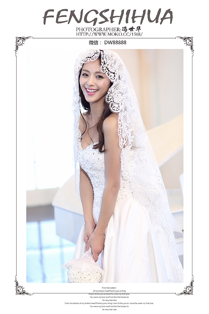 点击大图看下一张：幸福白纱 婚纱摄影