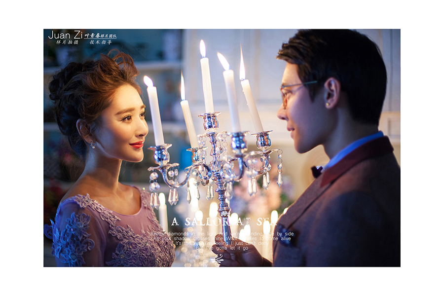 点击大图看下一张：浪漫的旋律 婚纱摄影