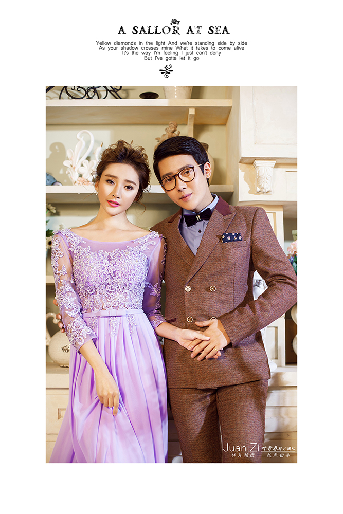 点击大图看下一张：浪漫的旋律 婚纱摄影