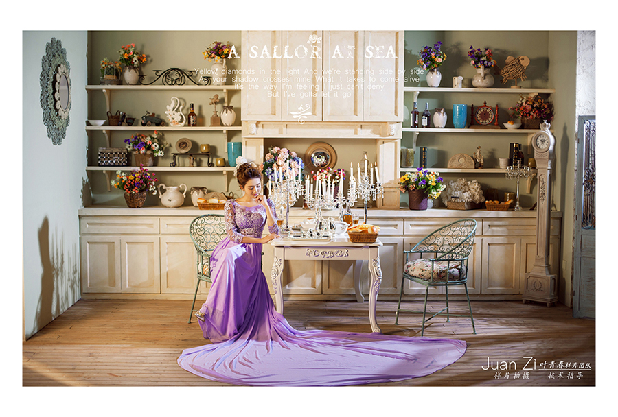 点击大图看下一张:浪漫的旋律 婚纱摄影