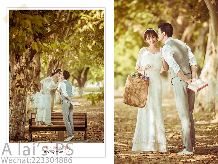 点击大图看下一张：午后闲逸 婚纱摄影