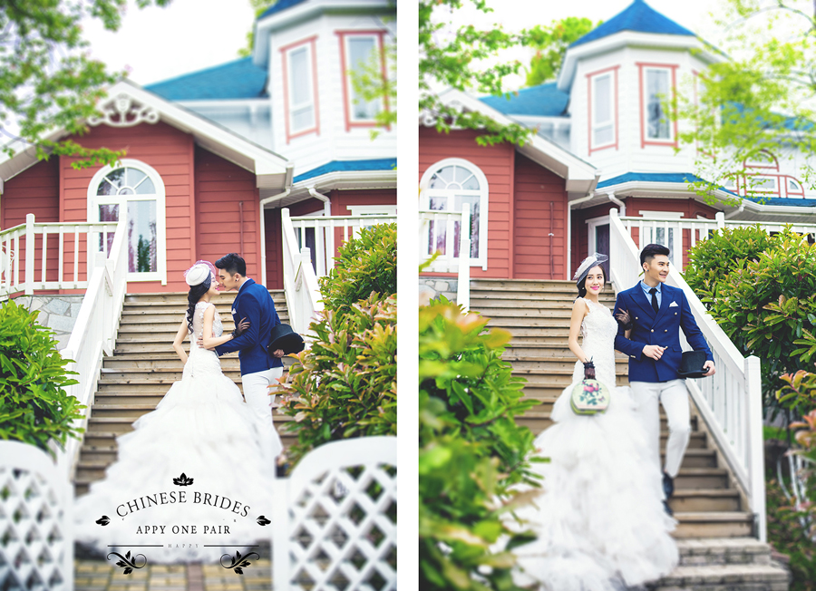 点击大图看下一张：幸福的微笑 婚纱摄影