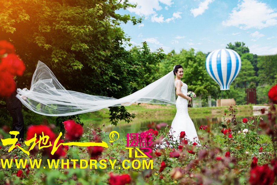 点击大图看下一张：玫瑰庄园 婚纱摄影