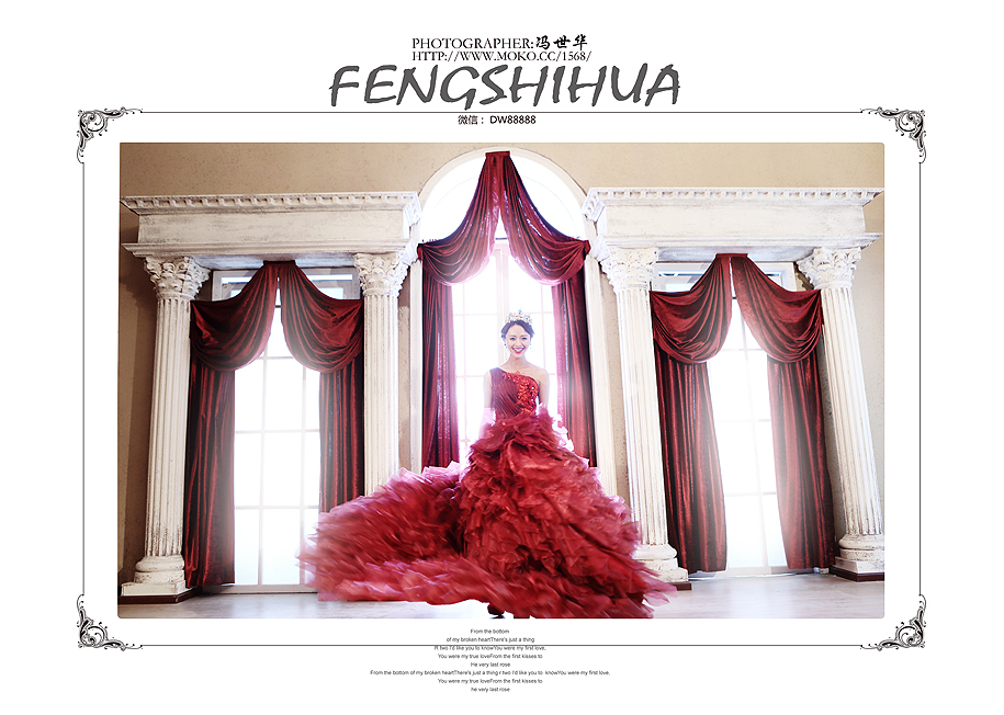 点击大图看下一张：奢华爱情 婚纱摄影